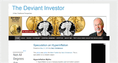 Desktop Screenshot of deviantinvestor.com