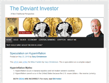 Tablet Screenshot of deviantinvestor.com